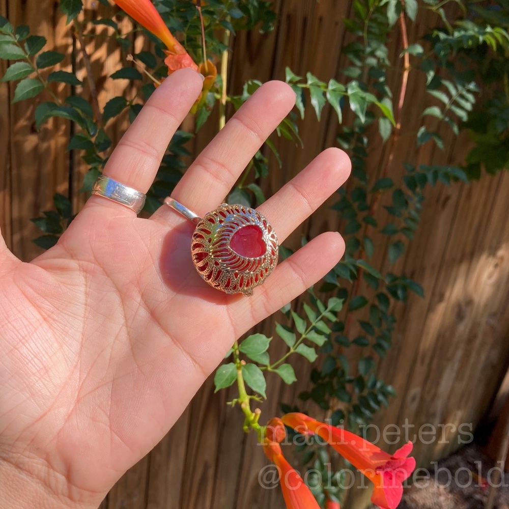Kendra Scott Claire Ring in Pink Agate - Picture 5 of 10